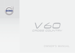 2017 Volvo V60 Cross Country Owners Manual